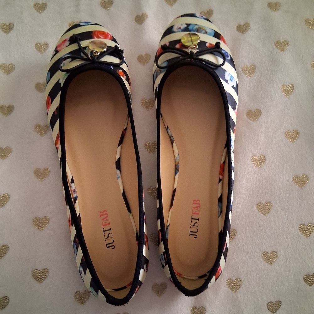 🔥3/$70 🎉2xHP🎉 JustFab "Magden" Women's Flat Ballet Shoes - Picture 6 of 12